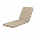 Sonnenliege Auflage Beige Rechteckig Polyester 200x60x5 cm