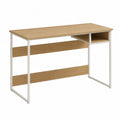Schreibtisch mit MDF-Holzfurnier und Metallgestell 120x60x75 cm