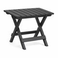Klappbarer Metalltisch Schwarz 50x50x45 cm