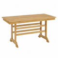 Gartentisch rechteckig aus Akazienholz 150x75x74 cm
