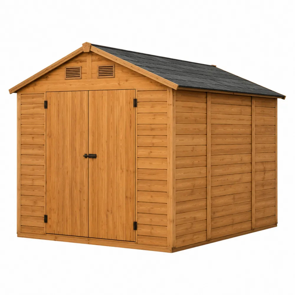 Gartenschuppen aus Kiefernholz mit Bitumendach 210x140x200cm