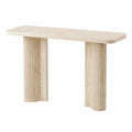 Konsolentisch aus Travertin in Beige 120x40x75cm